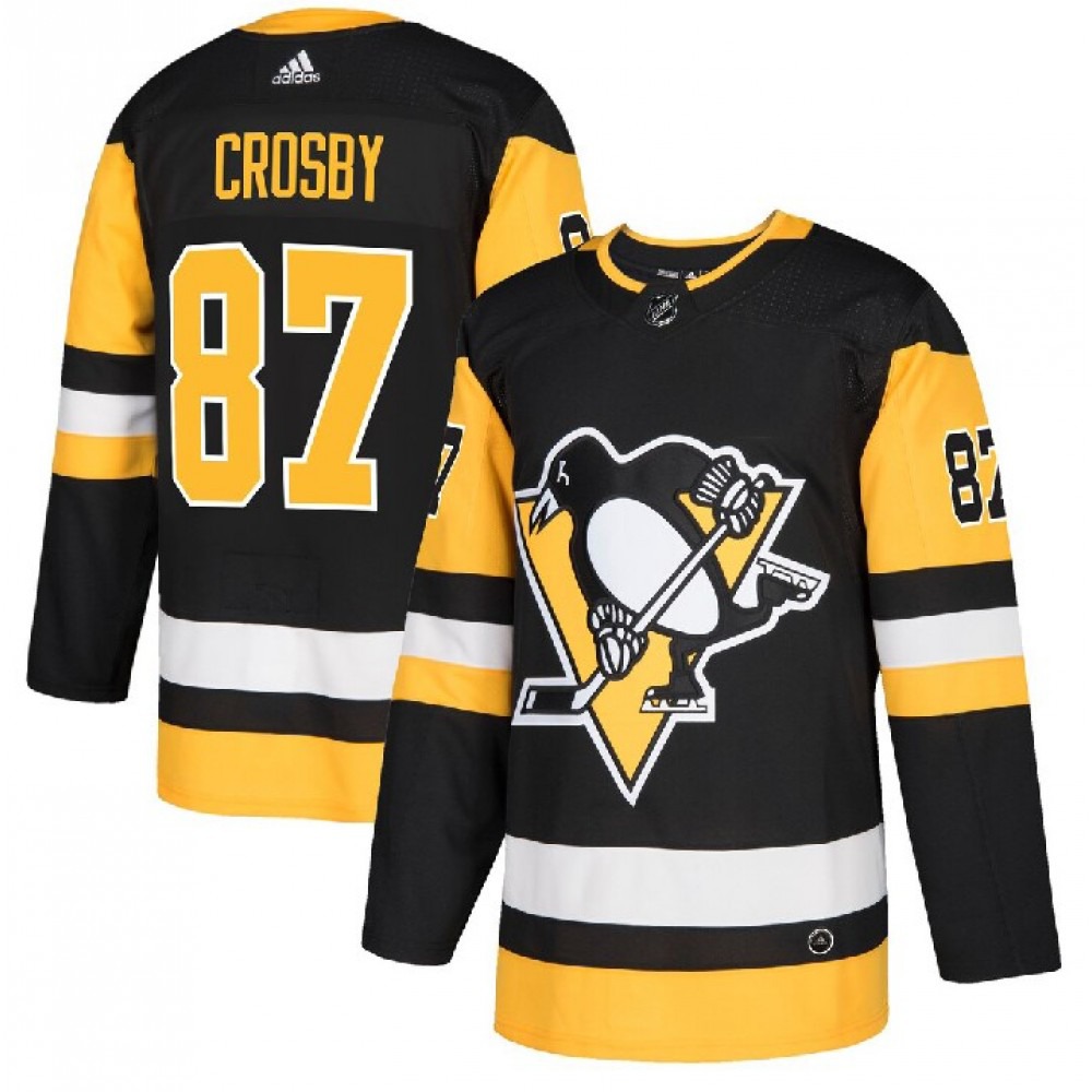 Men's Pittsburgh Penguins #87 Sidney Crosby adidas Black Authentic Jersey-Pro Kit Vault | Brand New 26/27 Sports Jerseys